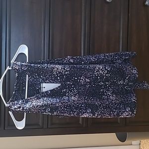 Bobeau NWT Button Down Sleeveless Blouse with Tie Front, XL